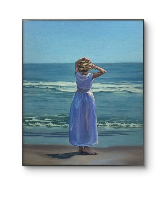 Girl by the ocean