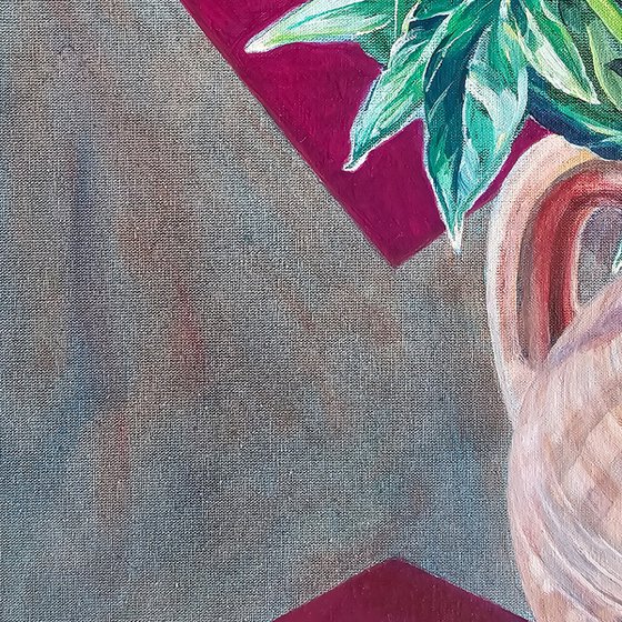 Peonies in a Pitcher