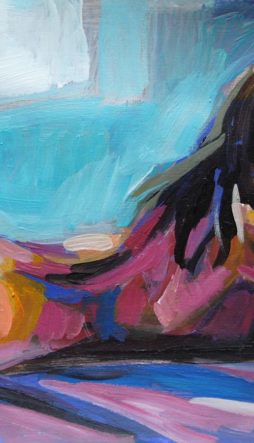 Nude 150 / 31.5 x 23 cm by Alexandra Djokic