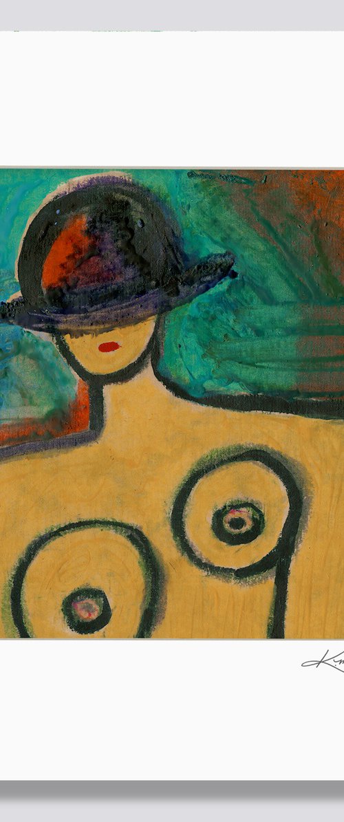 Girl With Hat 25 by Kathy Morton Stanion