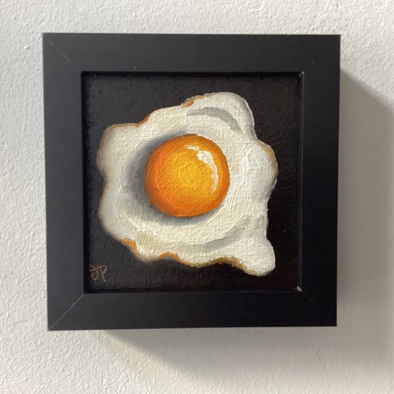 Little fried egg still life
