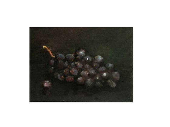 Still life study, Grapes
