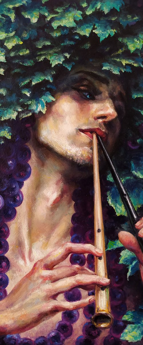 The Aulos player. by Alexandre Barbera-Ivanoff