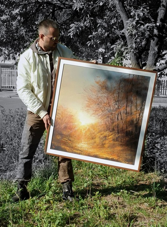 "A blaze of autumn sunrise"  SPECIAL PRICE!!!