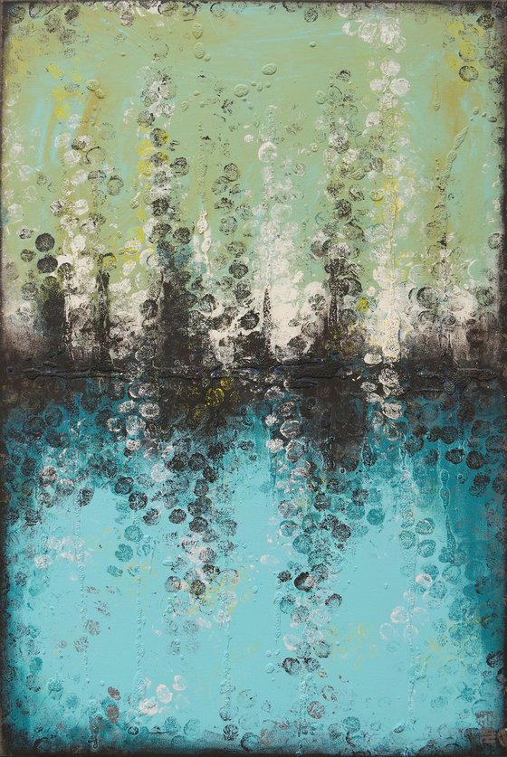 Boiling Bubbles Turquoise