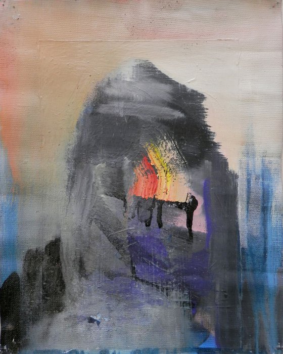 Presence, Painting by Miloš Hronec