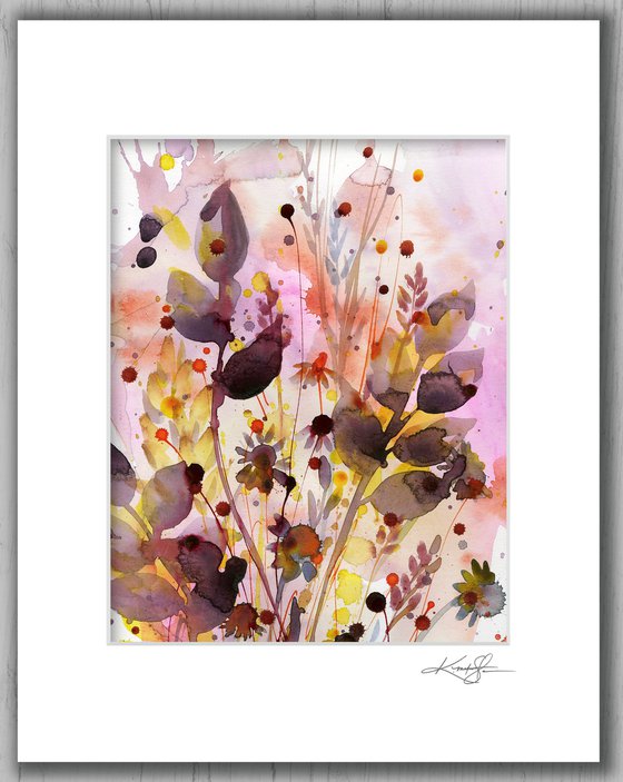 Autumn Joy 2 - Flower Painting by Kathy Morton Stanion