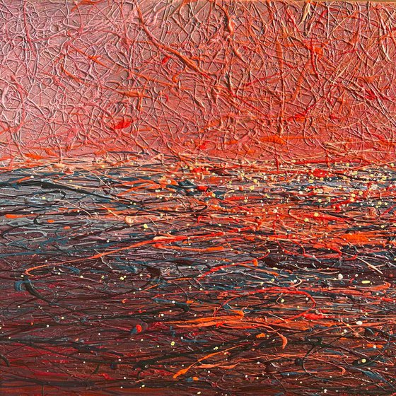 Flames of the Sky - triptych