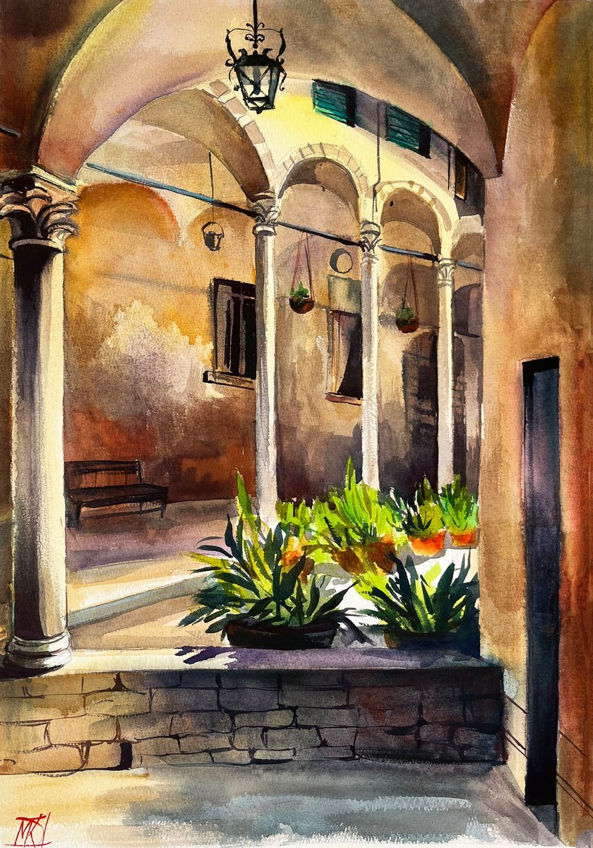 Patio in Fabriano by Maria Kireev