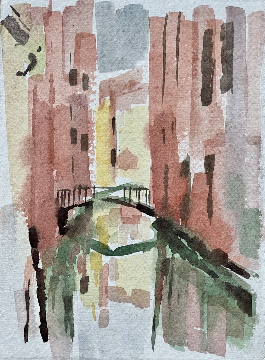 Venice canal by Louise Gillard