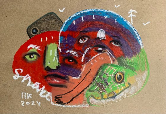 Surreal snake #3