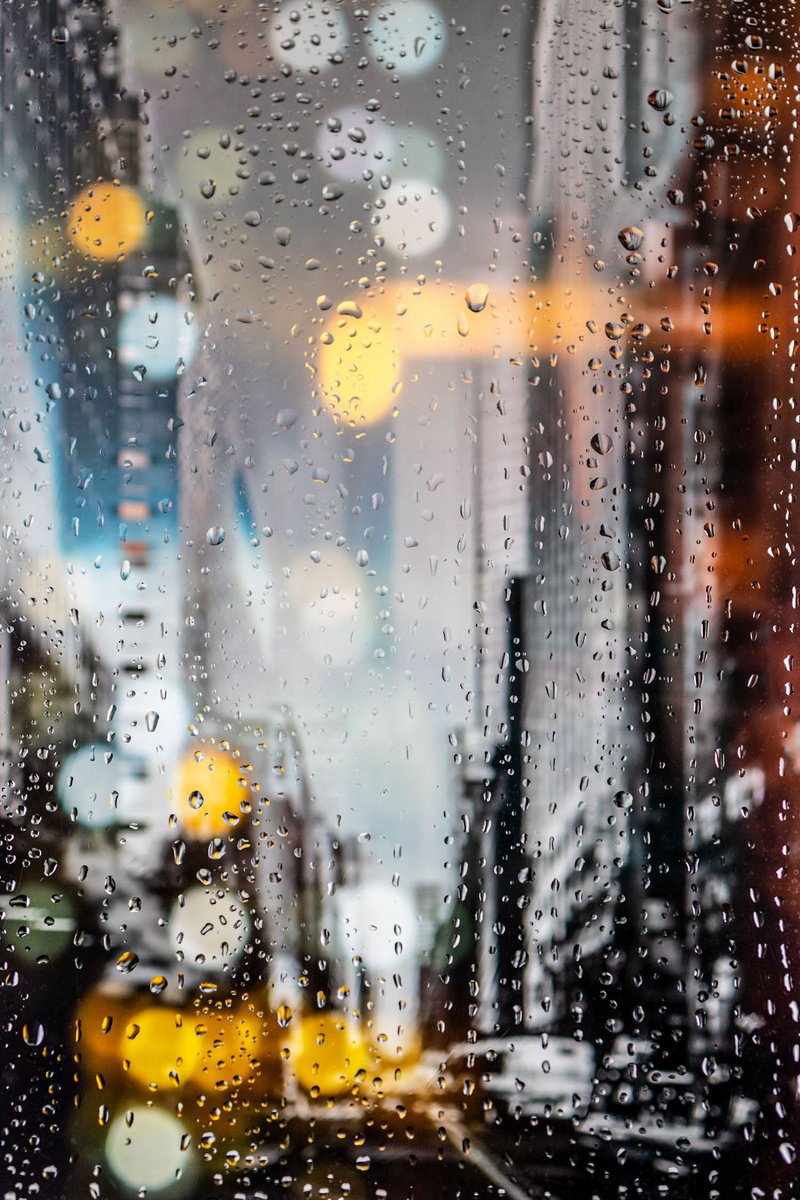 Abstract Cityscapes Photograph By Sven Pfrommer, 47 X 31", Rainy Days In New York Xii, Original Artwork