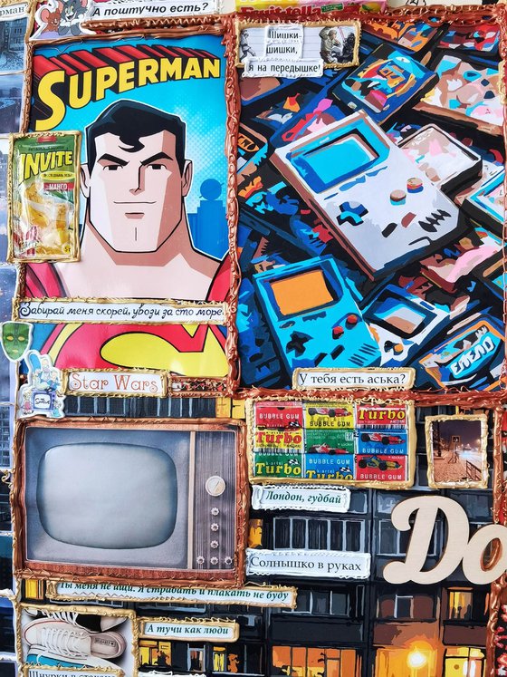 Winter of 90s. Childhood of future Superhero