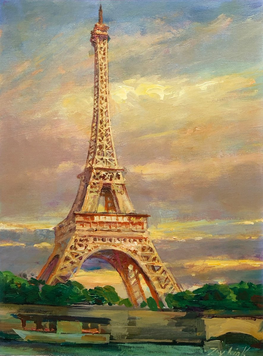 Eiffel Tower. Evening. by Viacheslav Zaykin