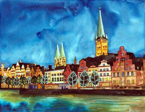 Lubeck Nights by Terri Smith