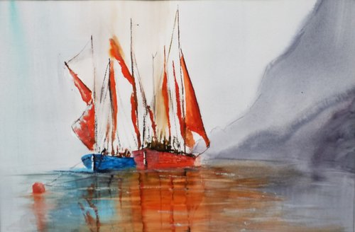 Sailing Ships by gerry porcher
