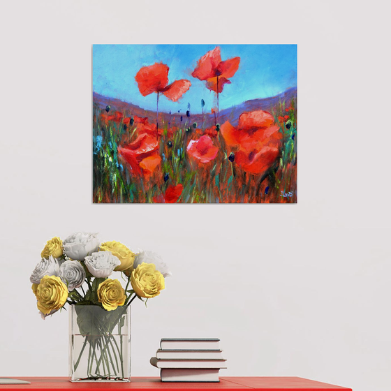 Coral Poppies