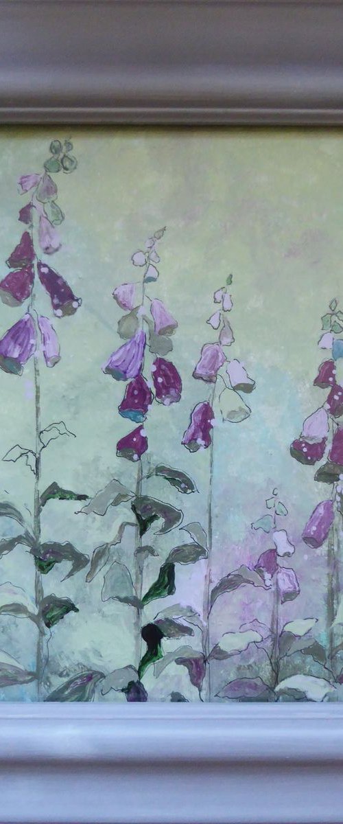 Wild Foxgloves by Elaine Allender