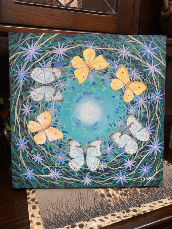 Butterflies and Daisies 2