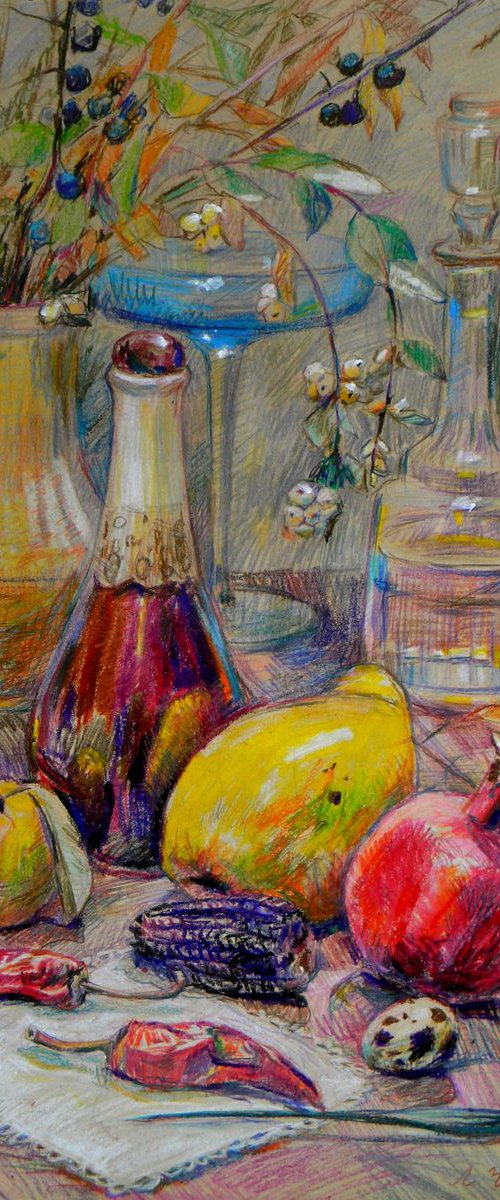 Mysterious still life by Liudmyla Chemodanova