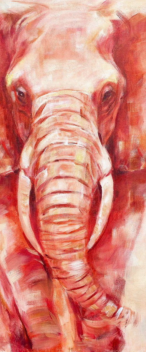 Red Earth Elephant by Arti Chauhan