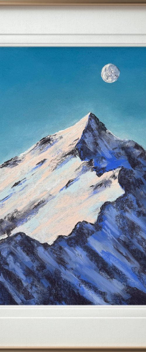 a new day on the top of Everest by Yuliia Sharapova