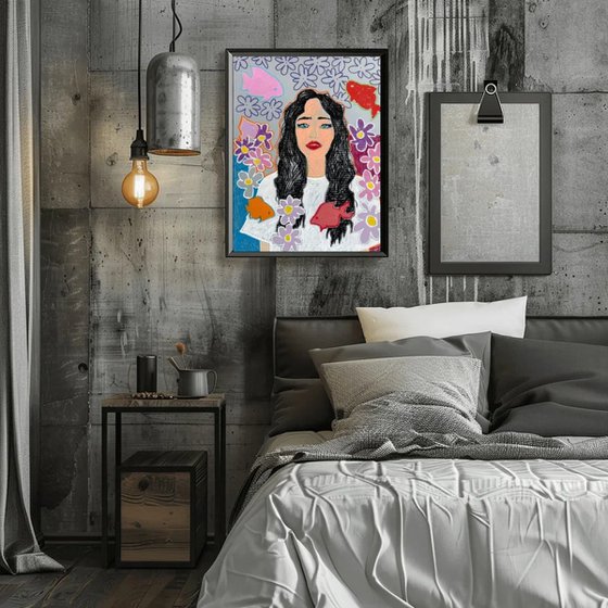 She Dreams in Color and Water