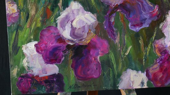 Irises - irises painting #6