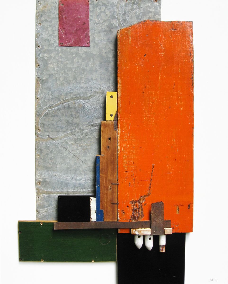 Geometric Abstract Painting By Mark Mazurczyk, 25 X 31", Os. 14, Original Artwork