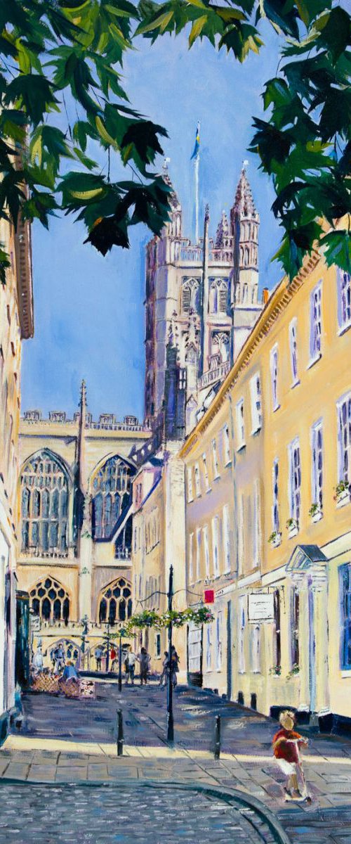 THE ABBEY IN MIDSUMMER SUNSHINE by Diana Aungier-Rose