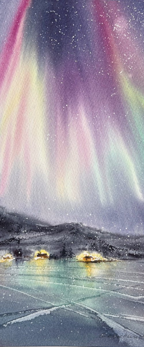 Northern lights #4 by Eugenia Gorbacheva