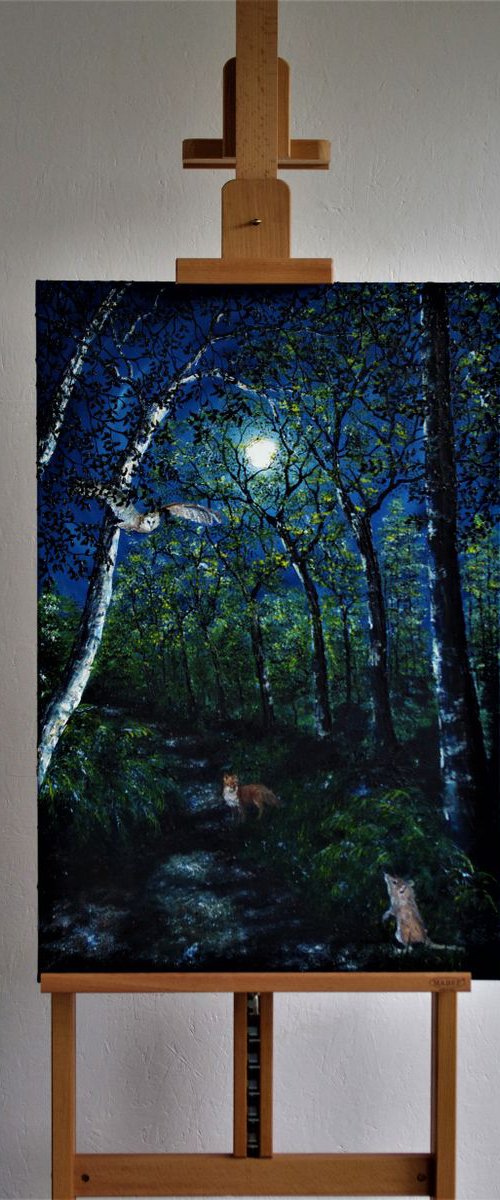 Hunters moon by Hazel Thomson