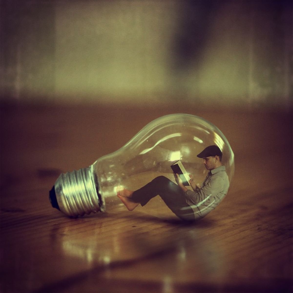 Surrealistic Abstract Photograph By Achraf Baznani, 13 X 13, My Small World, Original Artwork