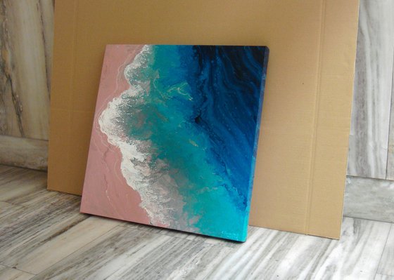 “Seascape” Acrylic Painting 60 x 60 cm