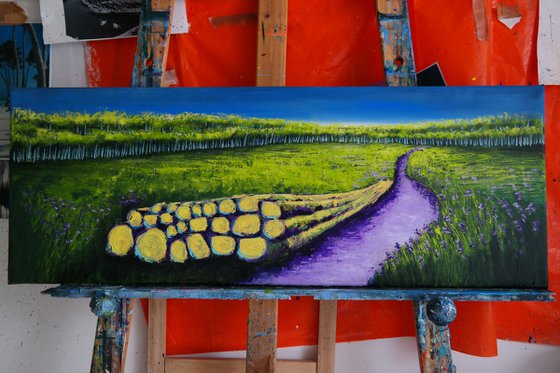 The woods II  - after Hockney