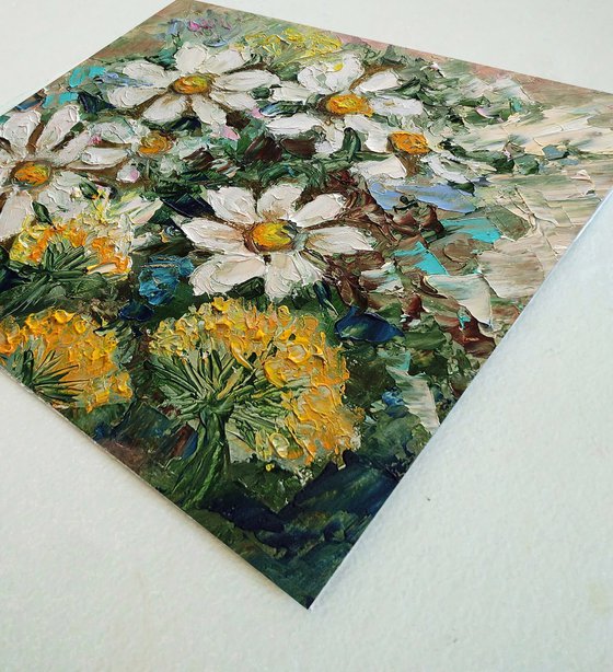 Field Daisies Painting