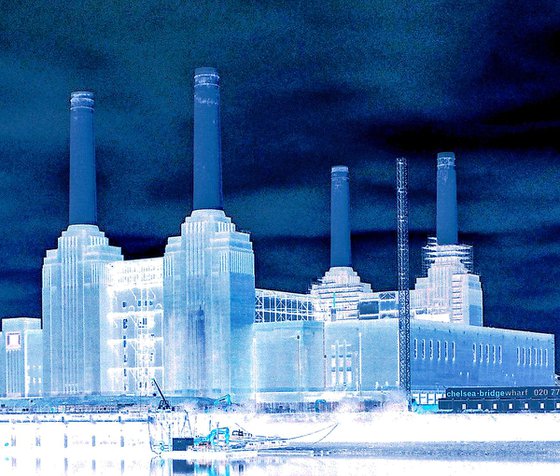 BATTERSEA BLUE Limited edition  1/20 9"X6"