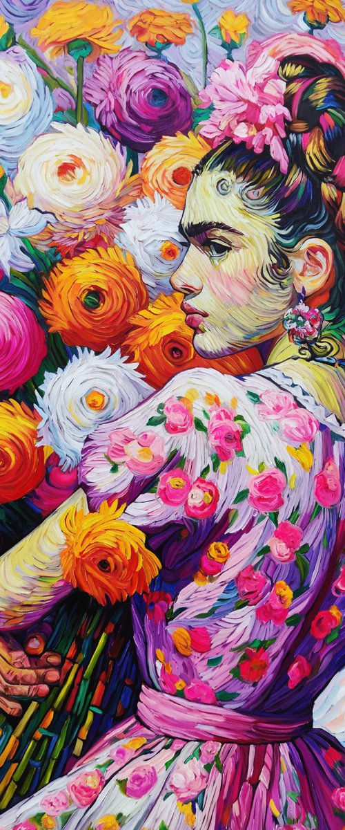 Xochi in Bloom by Angie Wright