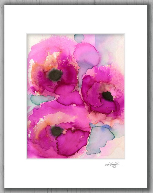 Floral Enchantment 20 - Flower Painting  by Kathy Morton Stanion by Kathy Morton Stanion