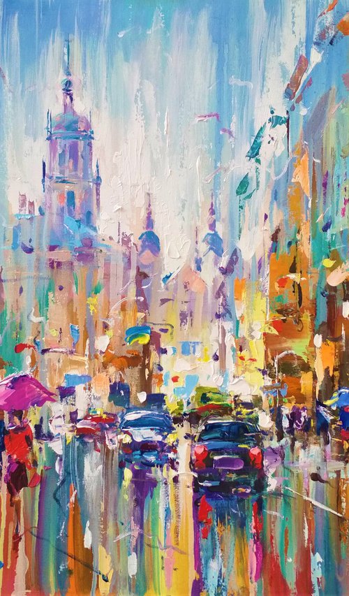 Abstract cityscape  (Lviv) by Andrej  Ostapchuk
