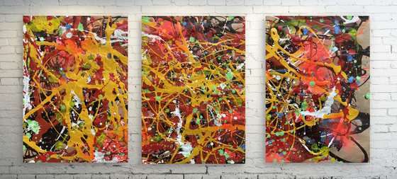 Paper Artmotion 02 - Triptych