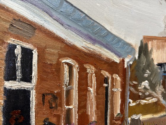 Winter Street in Dalen