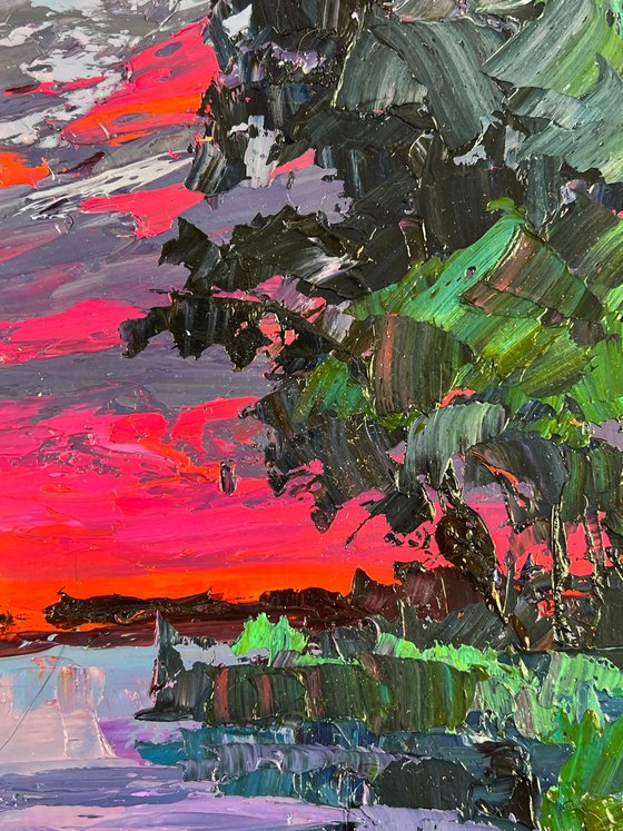 Evening Over the River