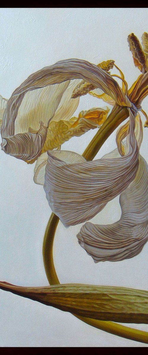 Magic Flower Exclusive Oil Art by Irini Karpikioti