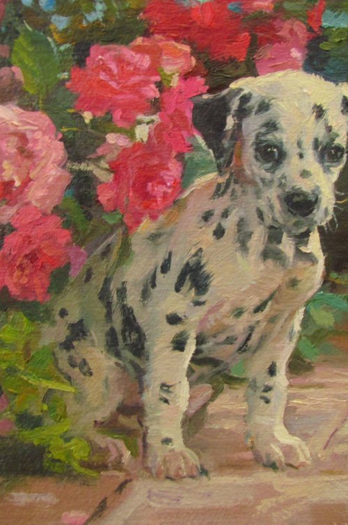 In flowers by Viktoriia Pidvarchan