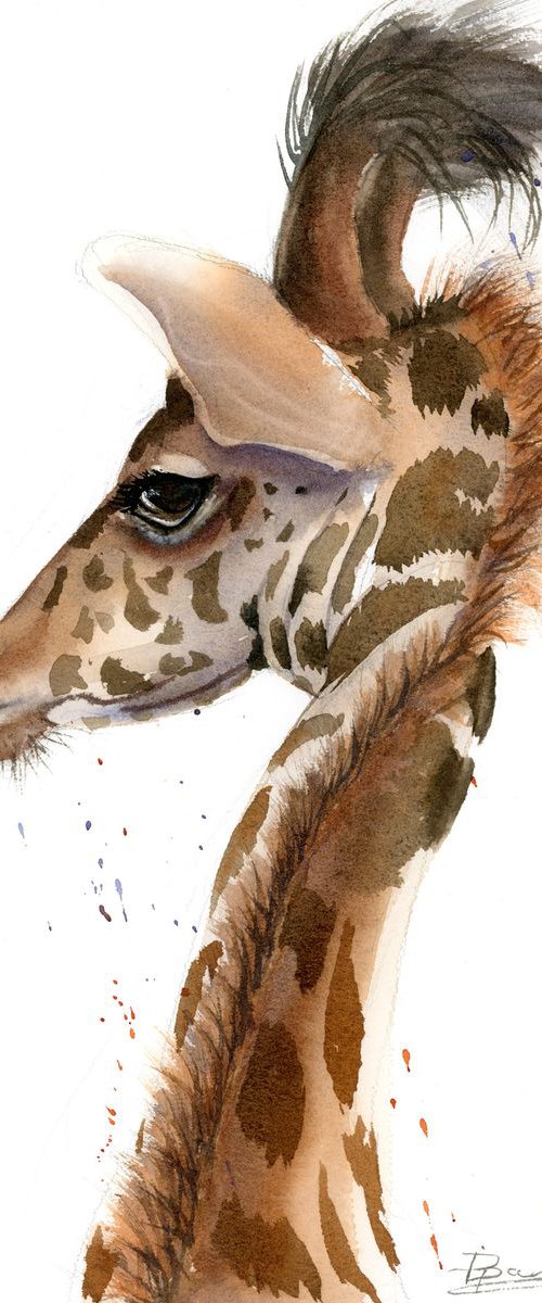 Whimsical giraffe by Olga Tchefranov (Shefranov)