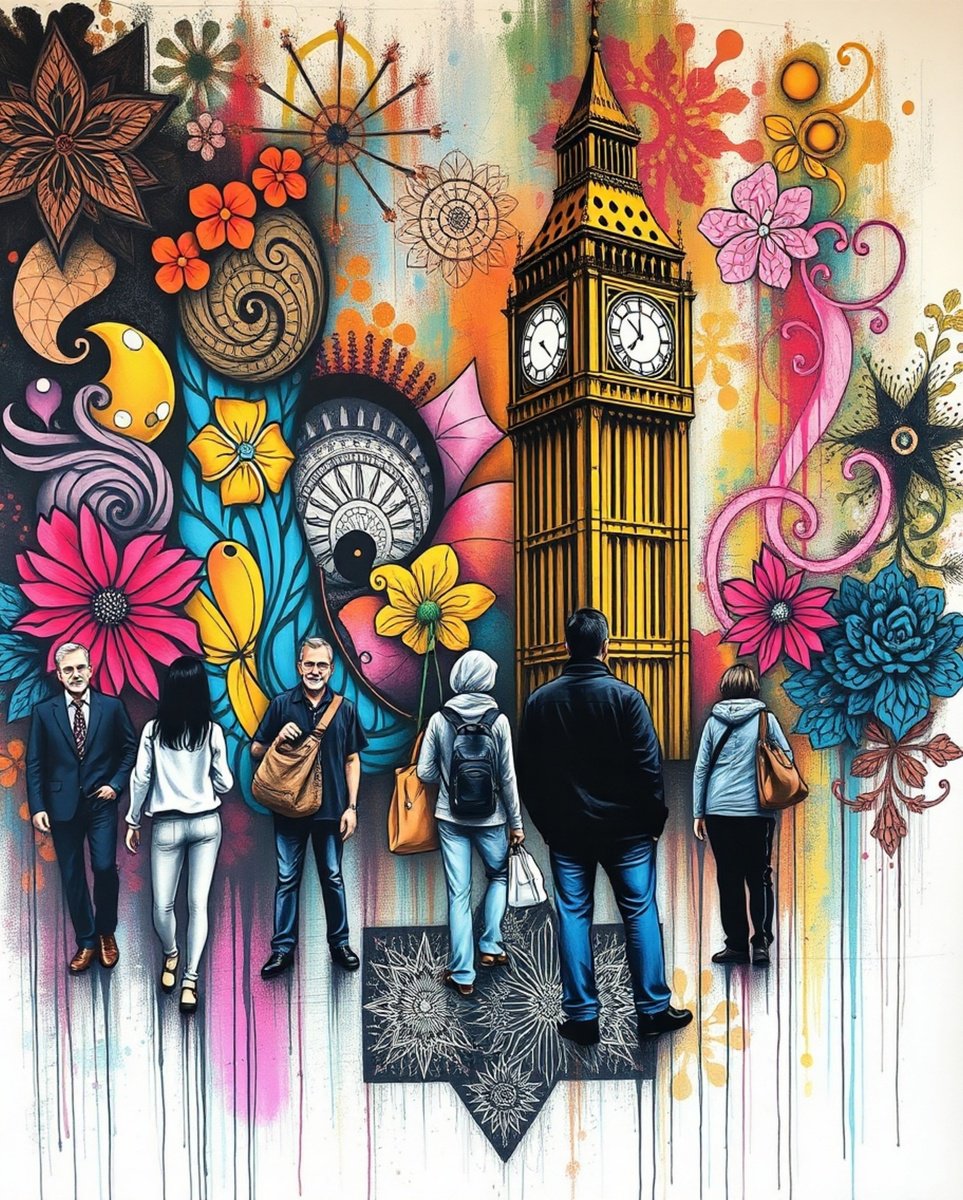 Expressive Cityscapes Giclee Print By Sanja Jancic, 31 X 39", It