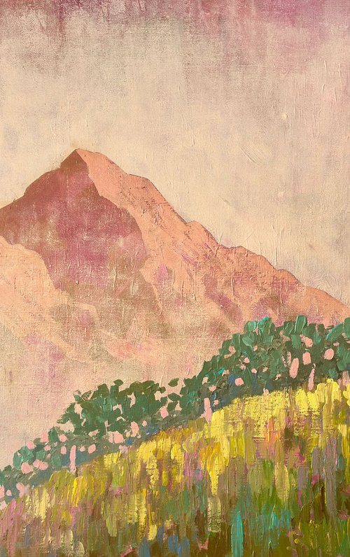 Pink Mountains by Ekaterina Prisich