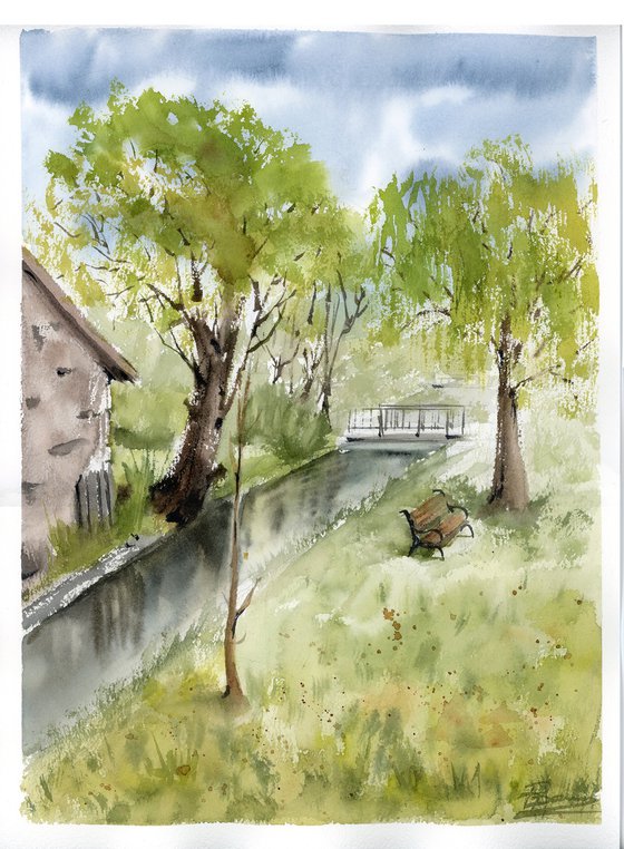Quiet Stream in Hungary
