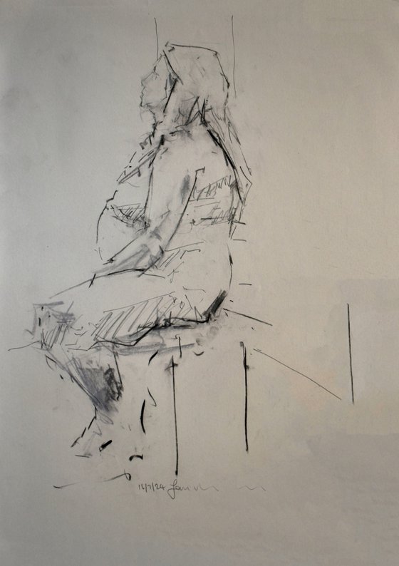 Female Nude Study -No 672